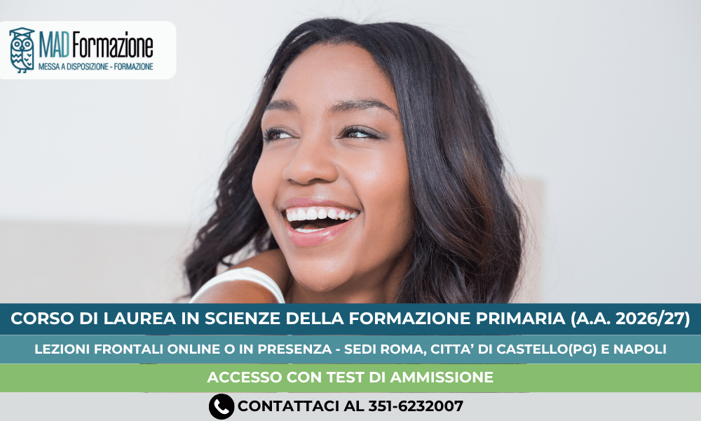 Scienze della Formazione Primaria a.a. 2026/27